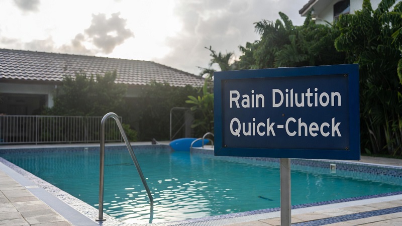 Rain Dilution Quick-Check: How Overflow Affects FC, CYA, and Salt (and What to Test First)
