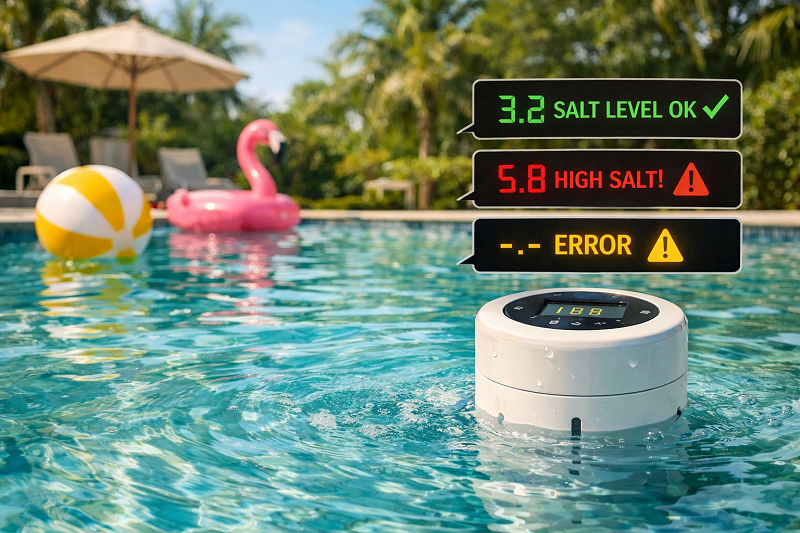 Salt Reading Doesn’t Match: Strip vs Meter vs Chlorinator Display