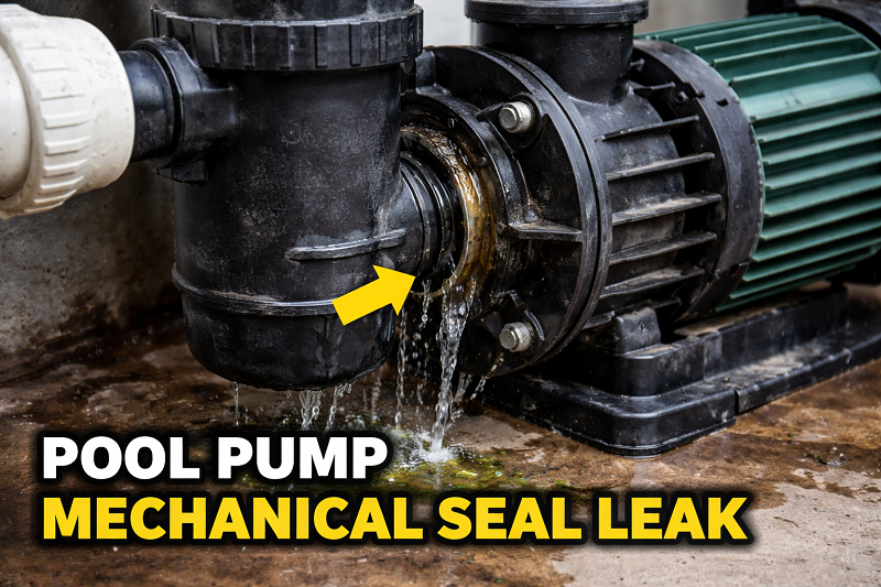 Pool Pump Mechanical Seal Leak: The Drip Between Motor and Wet End