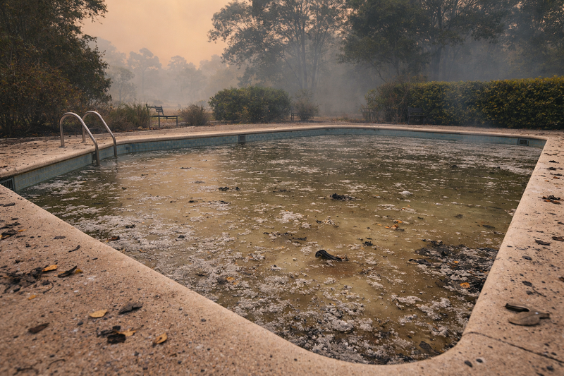 Bushfire Ash and Fine Smoke Dust in Pools: Safe Cleanup Order