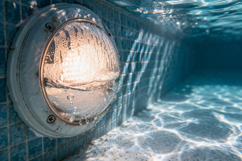 Pool Light Condensation or Water Inside? How to Tell if It’s a Seal, Bulb or Conduit Leak
