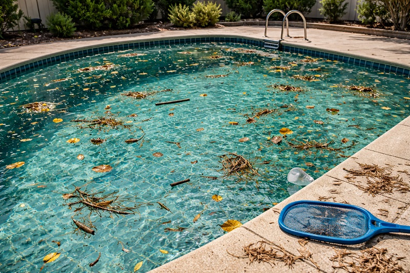 Debris in Pool After Windy Days: What to Remove First and What to Leave