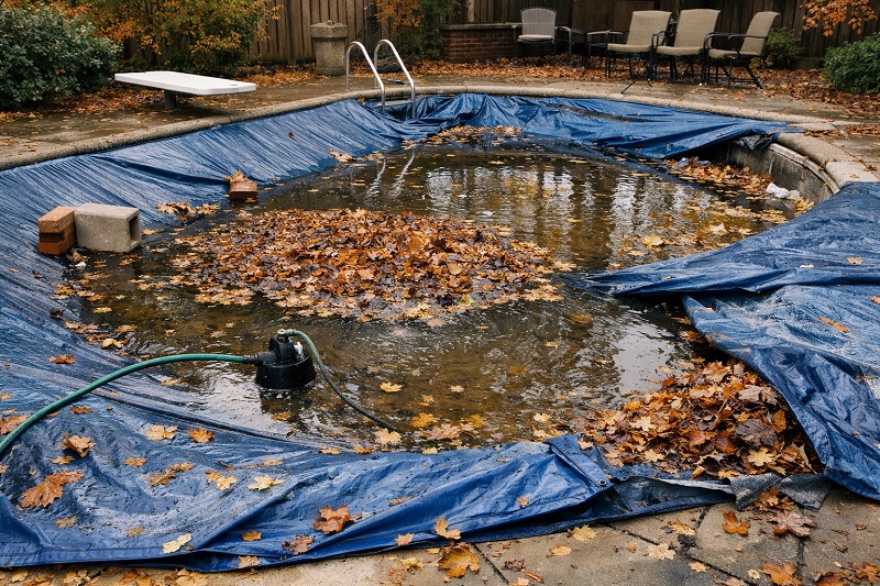 Pool Cover Mistakes in Autumn: Why Covers Can Make Water Worse