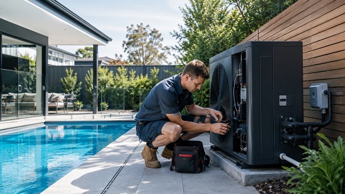 Pool heater and heat pump service in Melbourne