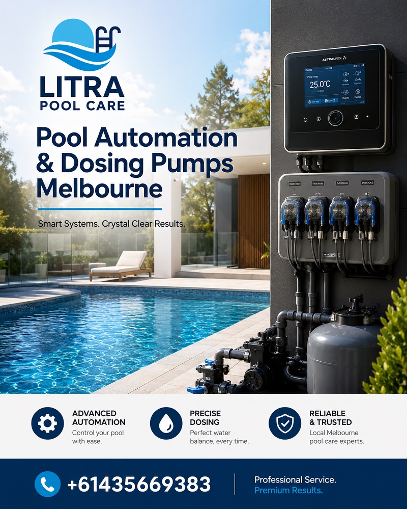 Pool Automation and Dosing Pumps service in Melbourne