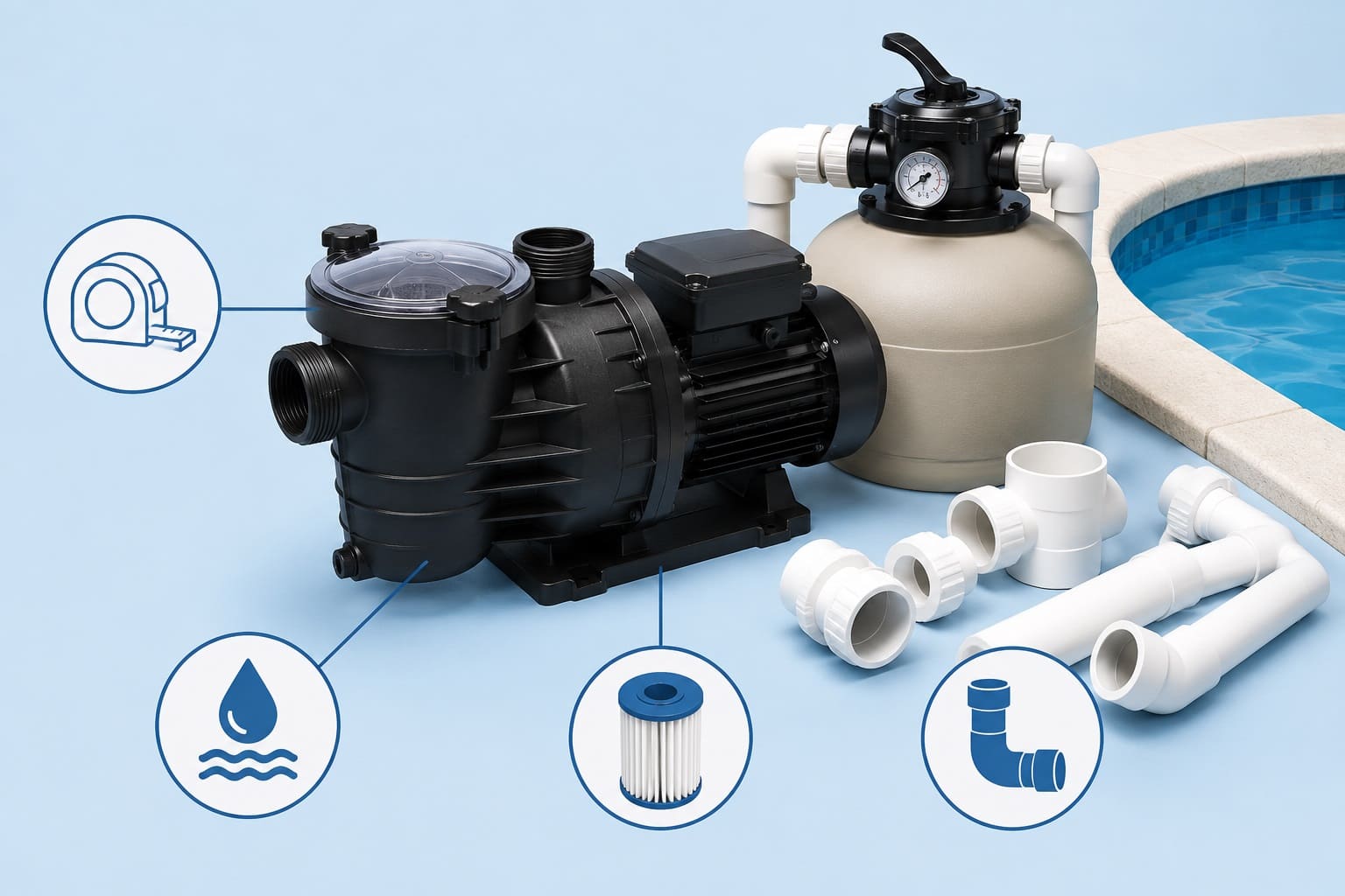 What to Check Before Buying a Pool Pump Online: Size, Flow, Filter and Plumbing Fit