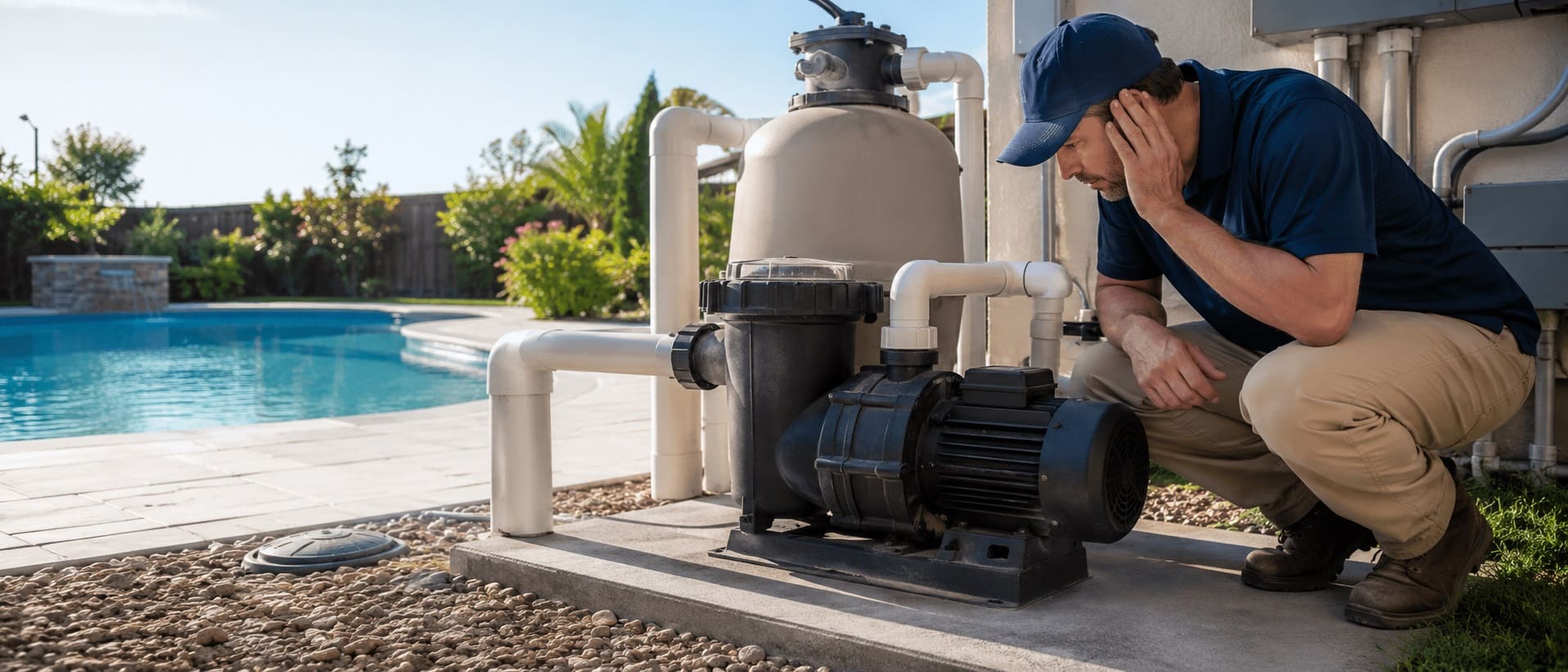Pool Pump Humming but Not Starting: Capacitor, Jammed Impeller or Seized Motor?