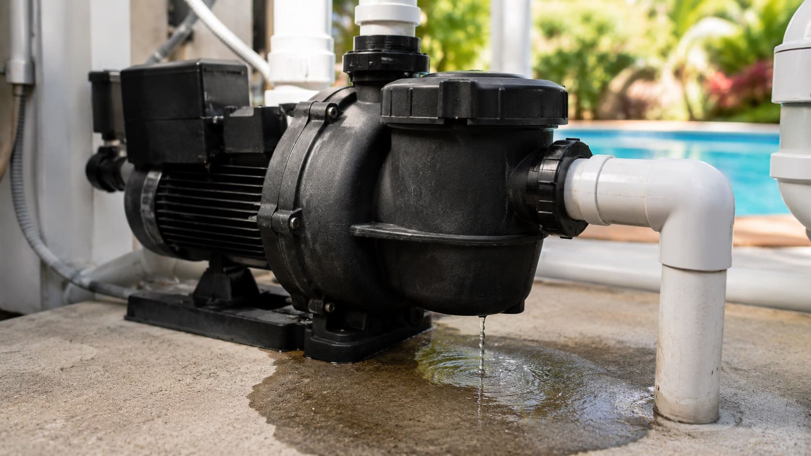 Pool Pump Leaking from Bottom: Mechanical Seal, Housing or Union?
